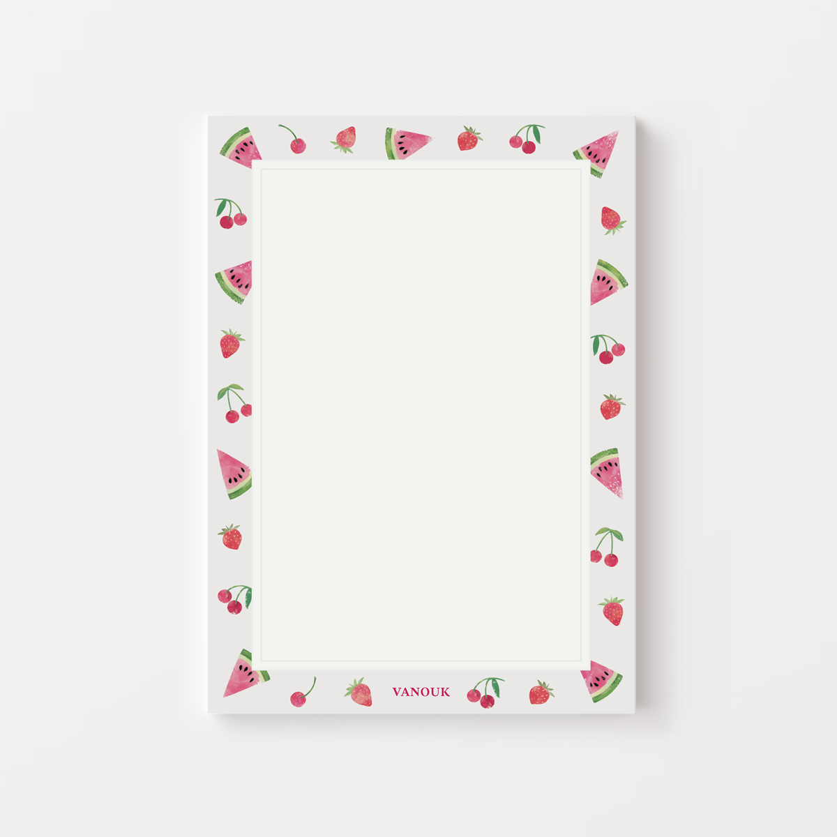 Notizblock "Sommerfrüchte"