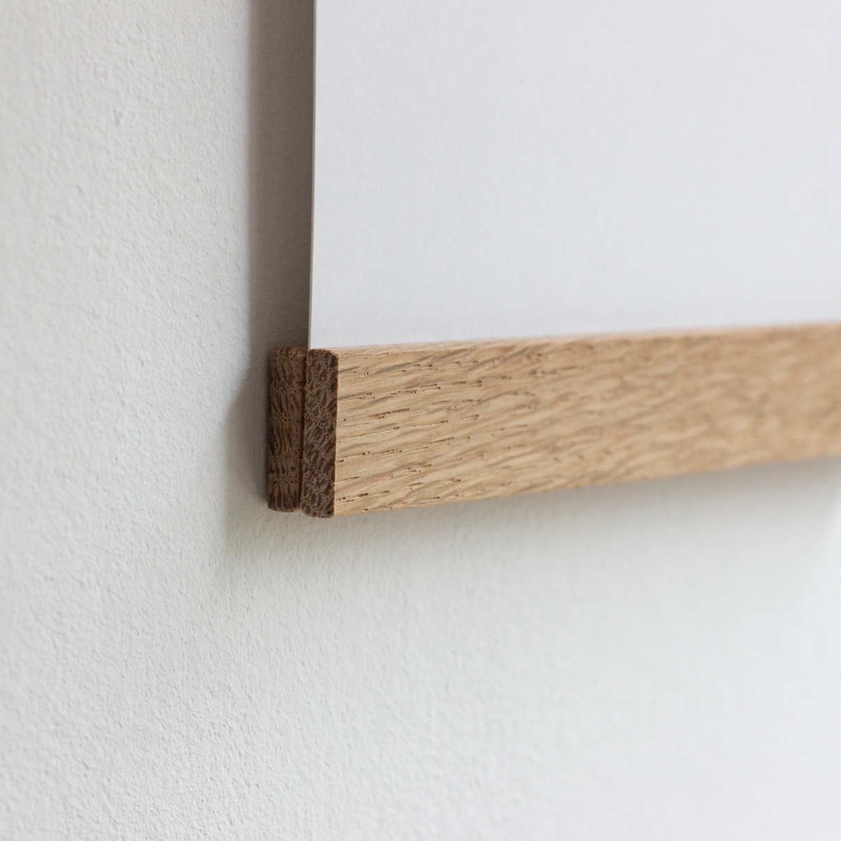 Poster rail oak, 30cm