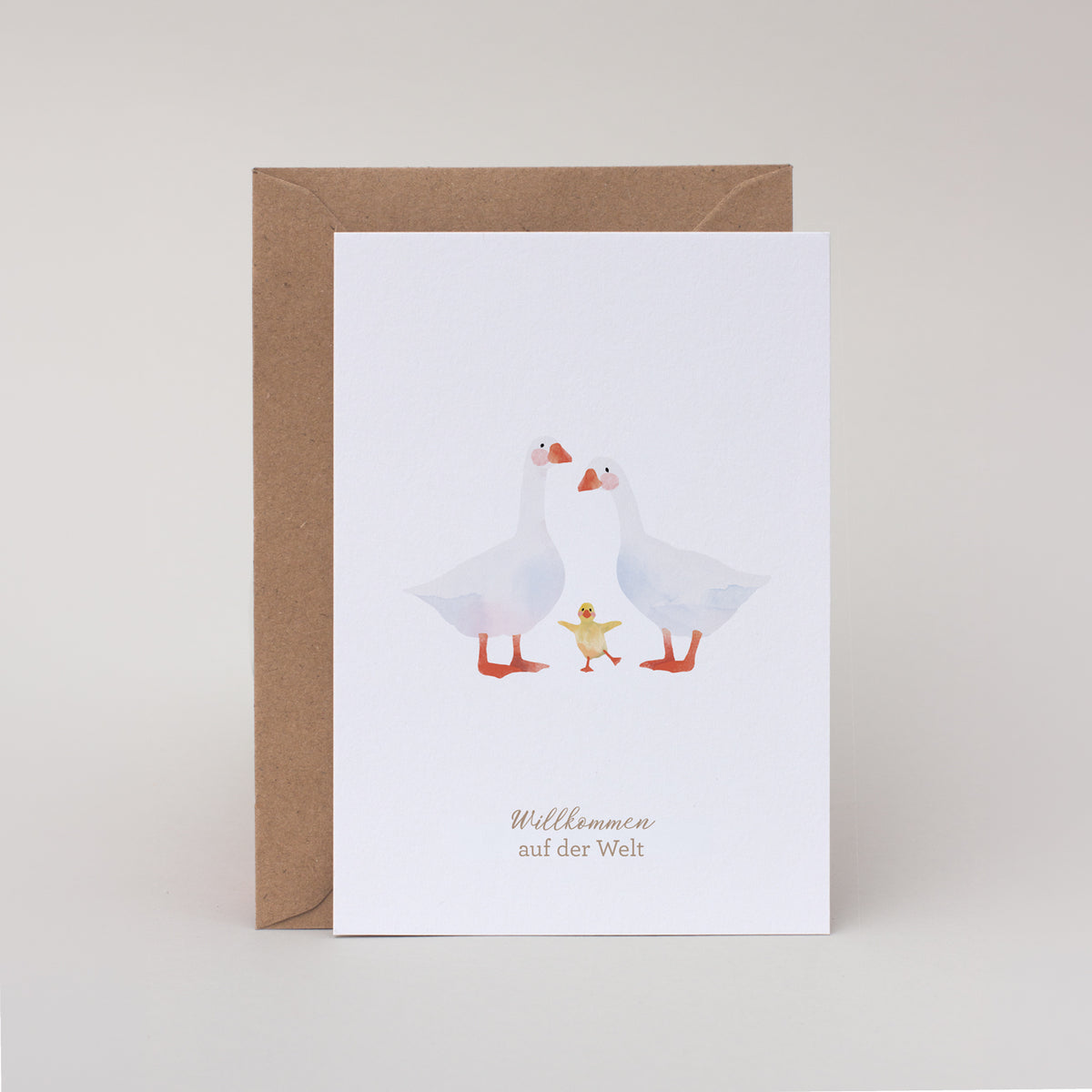 Postkarte "Willkommen auf der Welt"