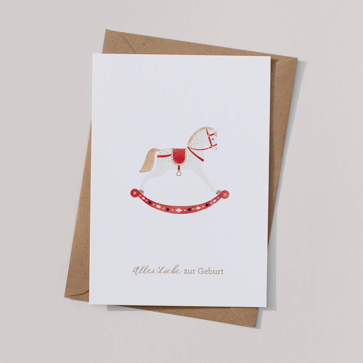 Postkarte "Alles Liebe zur Geburt"