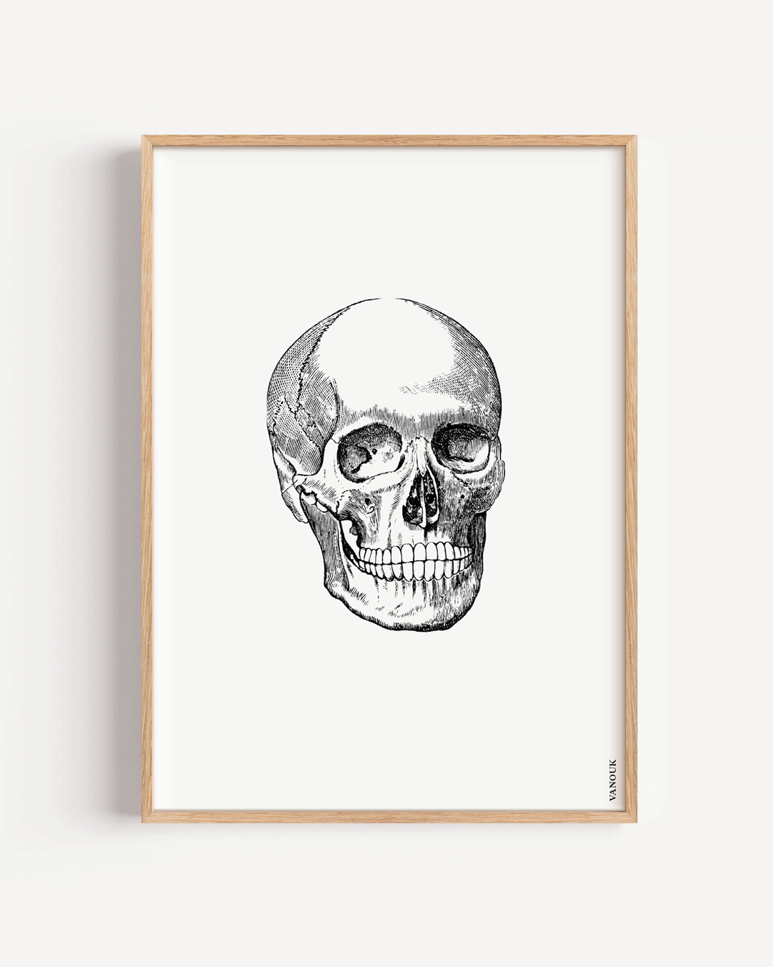 Vintage Print "Schädel"