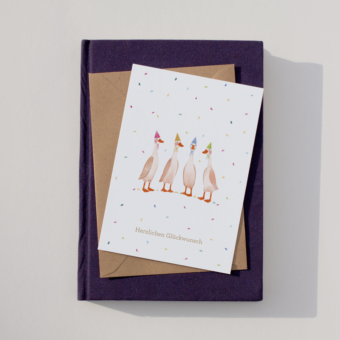 Postkarte "Entenparty"