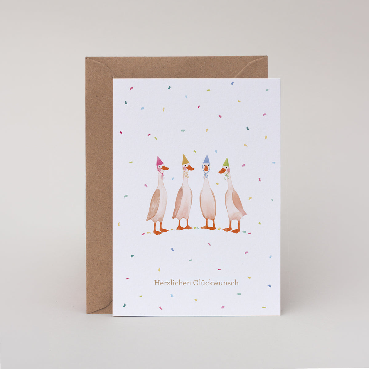 Postkarte "Entenparty"