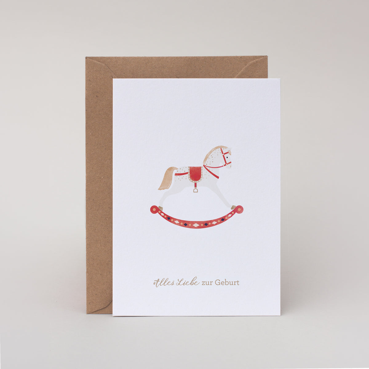 Postkarte "Alles Liebe zur Geburt"