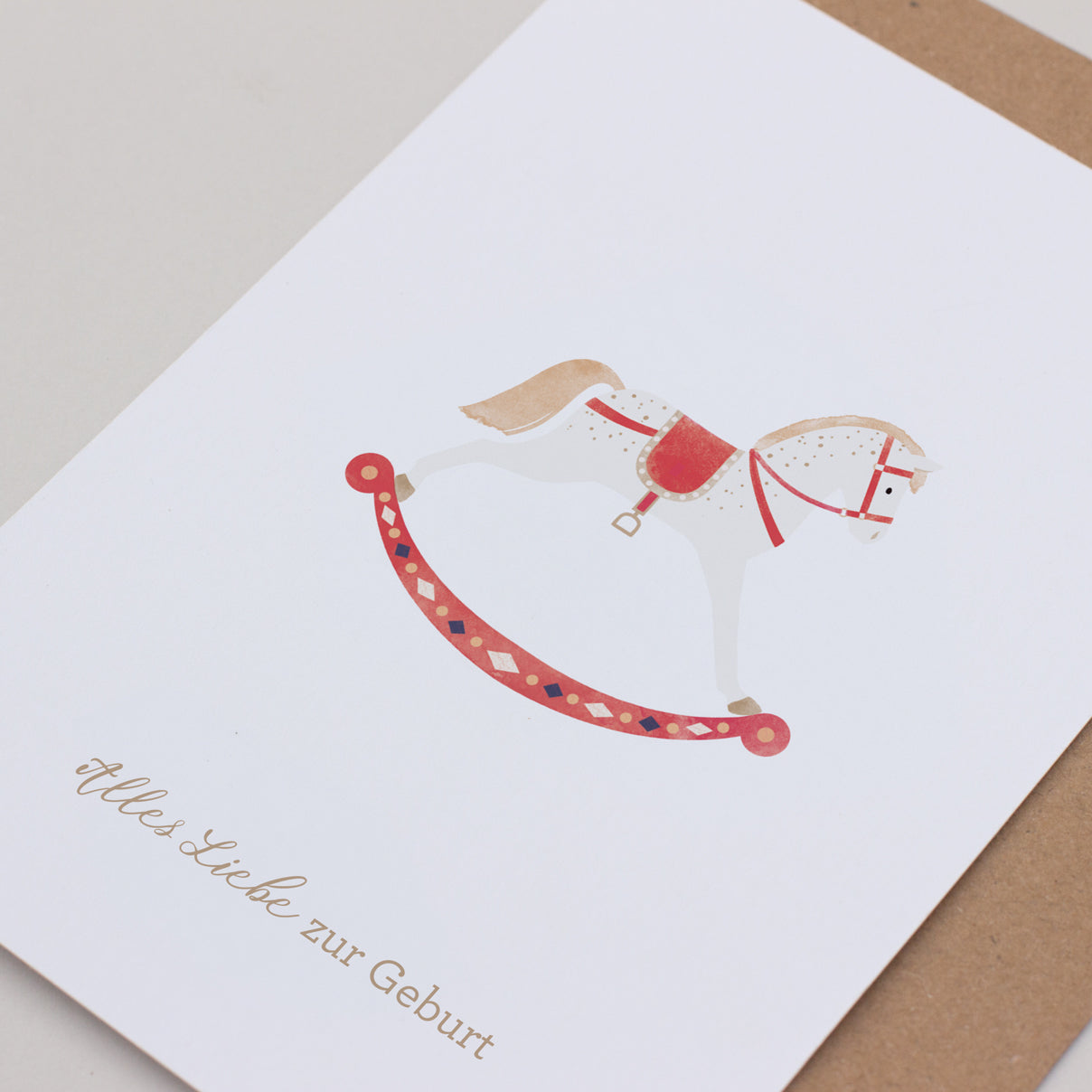 Postkarte "Alles Liebe zur Geburt"