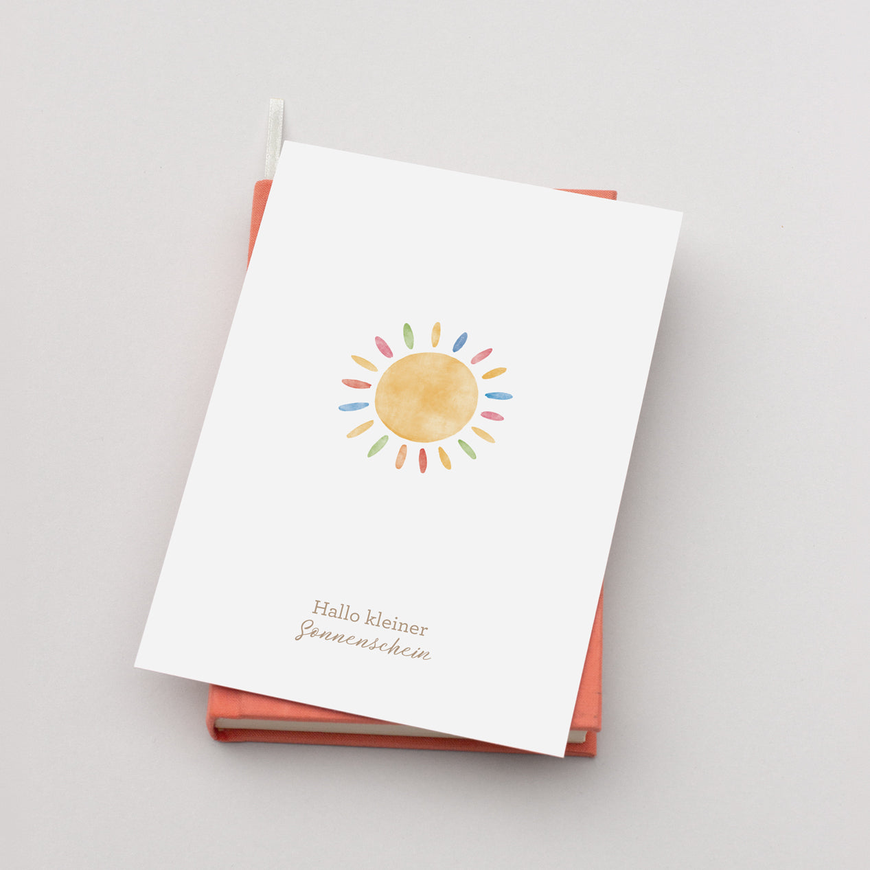 Postkarte "Hallo kleiner Sonnenschein"